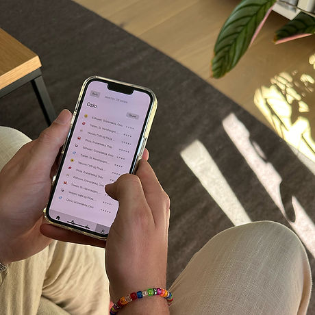 Reiseapp — prosess